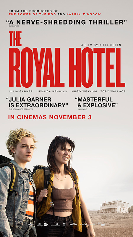 Jessica Henwick and Hugo Weaving join The Royal Hotel- Cinema express